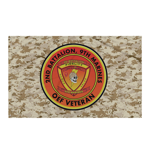 2/9 Marines Operation Enduring Freedom OEF Veteran MARPAT Flag Tactically Acquired Default Title  