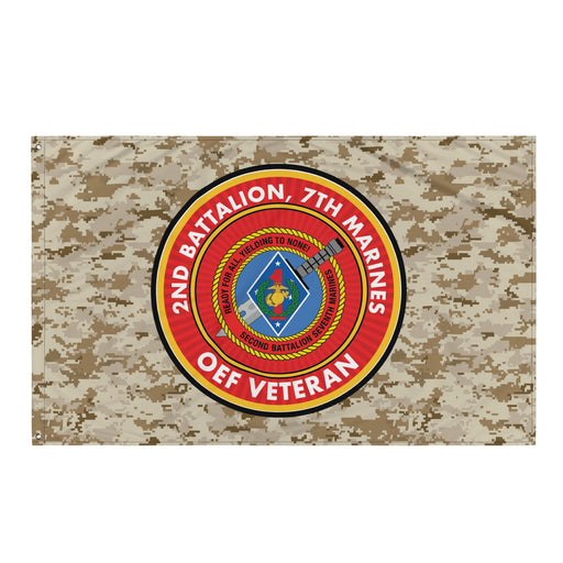2/7 Marines Operation Enduring Freedom OEF Veteran MARPAT Flag Tactically Acquired Default Title  