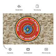 2/7 Marines Operation Enduring Freedom OEF Veteran MARPAT Flag Tactically Acquired   