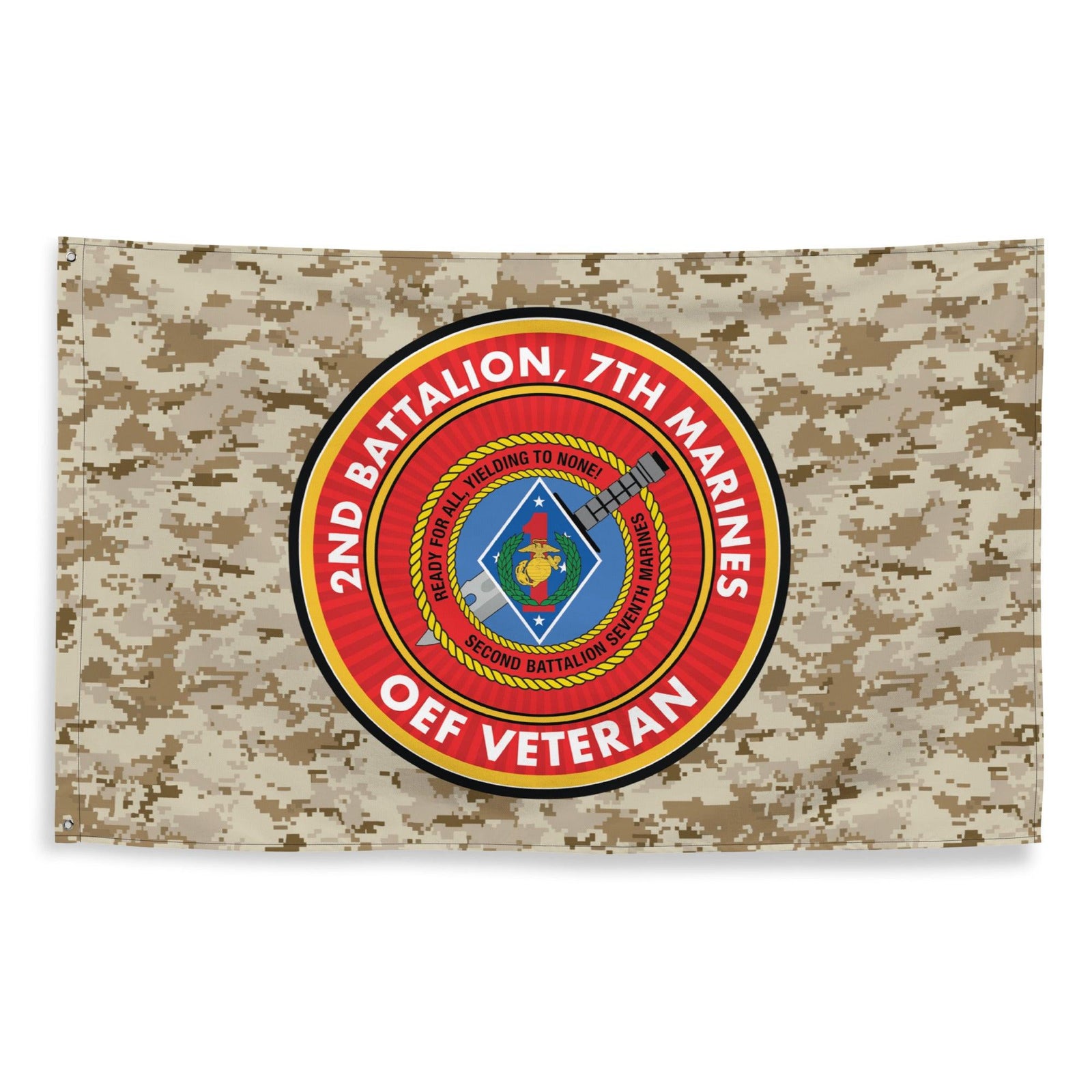 2/7 Marines Operation Enduring Freedom OEF Veteran MARPAT Flag Tactically Acquired   
