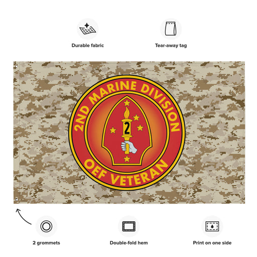 2nd Marine Division OEF Veteran USMC Flag Tactically Acquired   