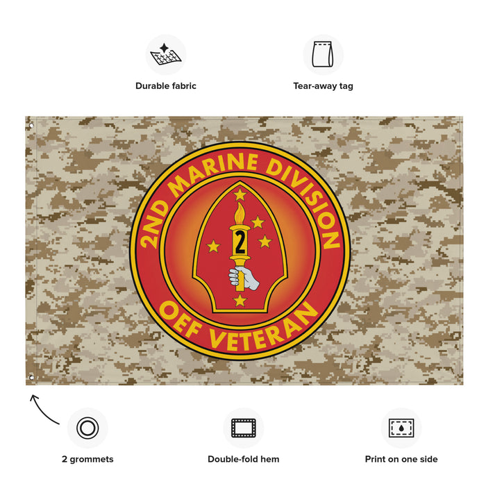 2nd Marine Division OEF Veteran USMC Flag Tactically Acquired   