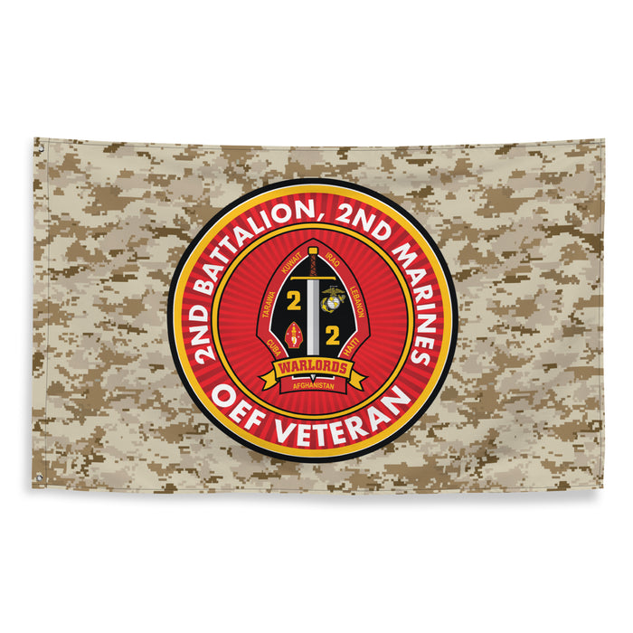 2/2 Marines Operation Enduring Freedom Veteran MARPAT Flag Tactically Acquired   