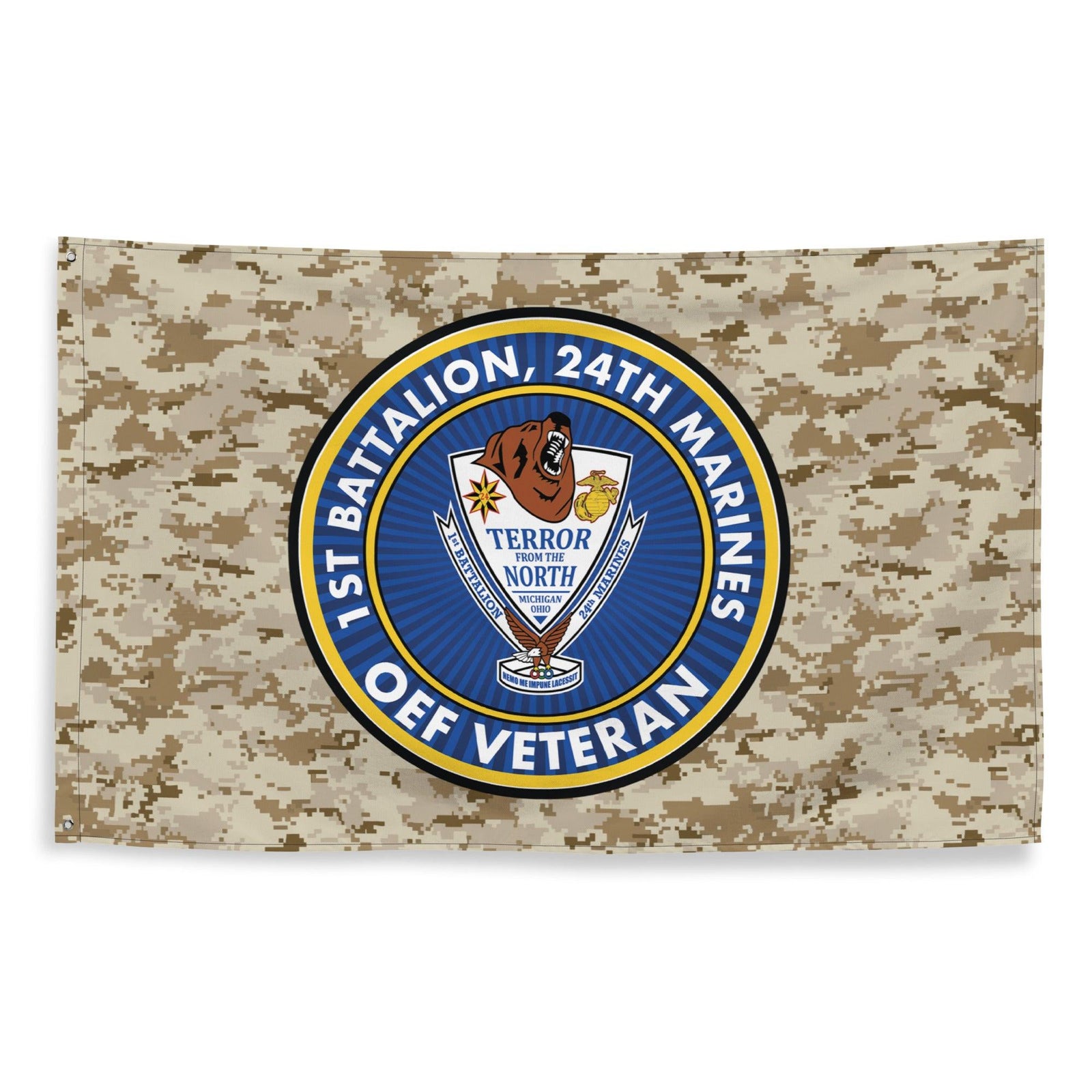 1/24 Marines Operation Enduring Freedom Veteran MARPAT Flag Tactically Acquired   