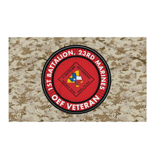 1/23 Marines Operation Enduring Freedom Veteran MARPAT Flag Tactically Acquired Default Title  