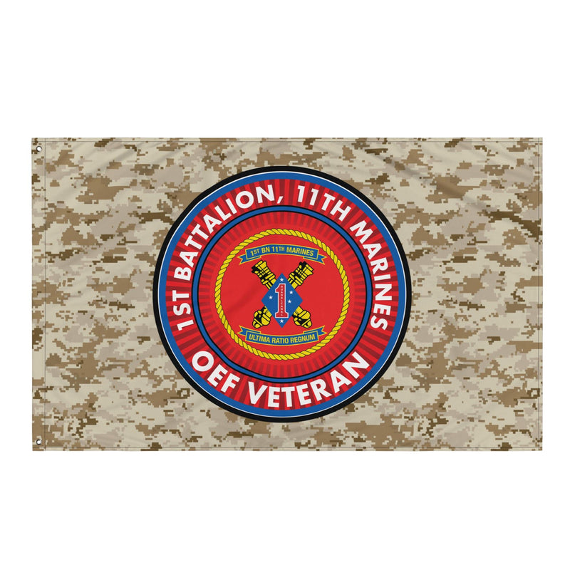 1/11 Marines Operation Enduring Freedom Veteran MARPAT Flag