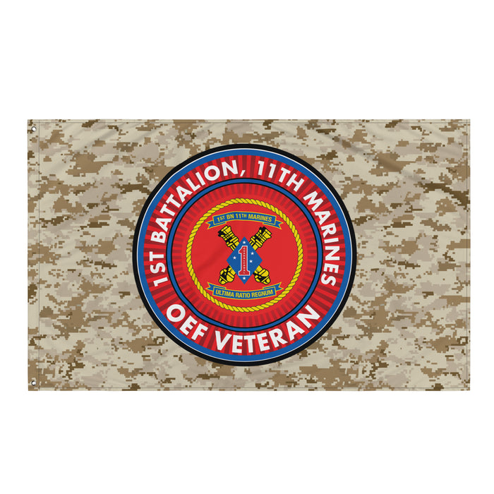 1/11 Marines Operation Enduring Freedom Veteran MARPAT Flag Tactically Acquired Default Title  