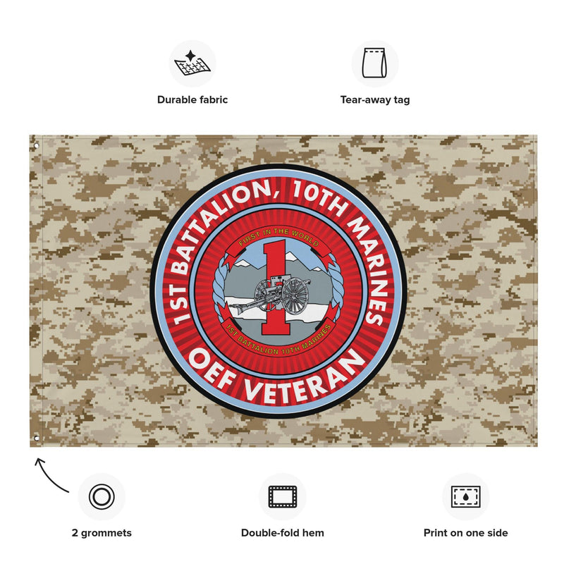 1/10 Marines Operation Enduring Freedom Veteran MARPAT Flag