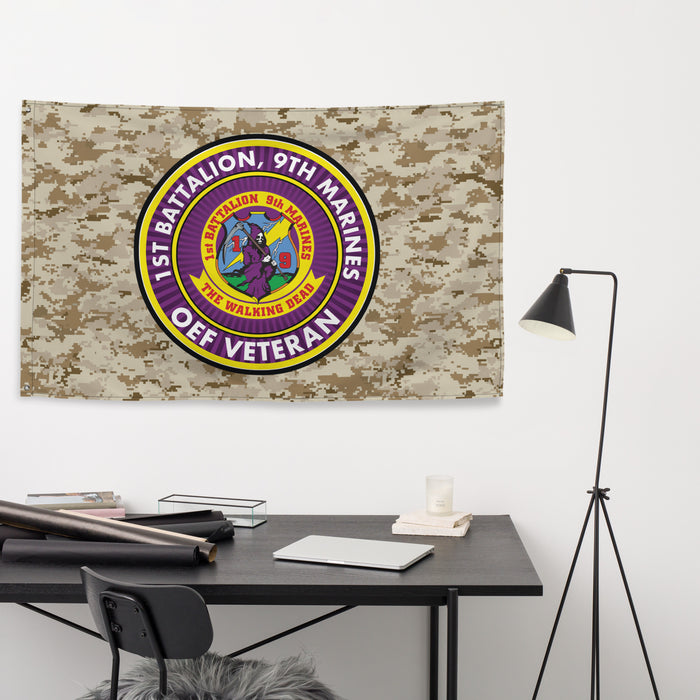 1/9 Marines Operation Enduring Freedom Veteran MARPAT Flag Tactically Acquired   