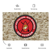 1/8 Marines Operation Enduring Freedom Veteran MARPAT Flag Tactically Acquired   