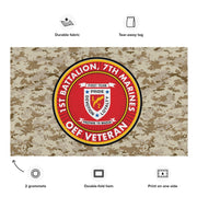 1/7 Marines Operation Enduring Freedom Veteran MARPAT Flag Tactically Acquired   