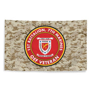 1/7 Marines Operation Enduring Freedom Veteran MARPAT Flag Tactically Acquired   