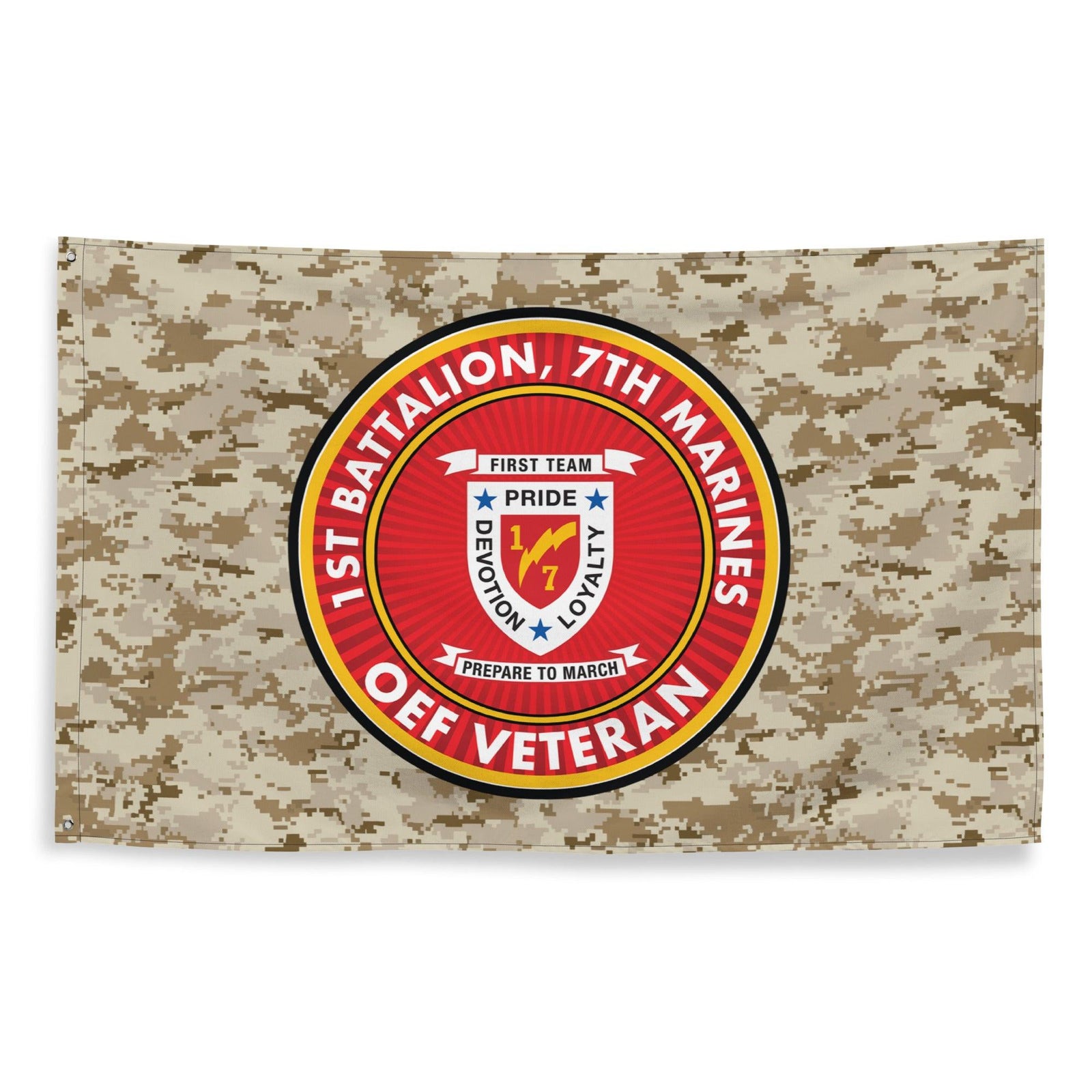 1/7 Marines Operation Enduring Freedom Veteran MARPAT Flag Tactically Acquired   