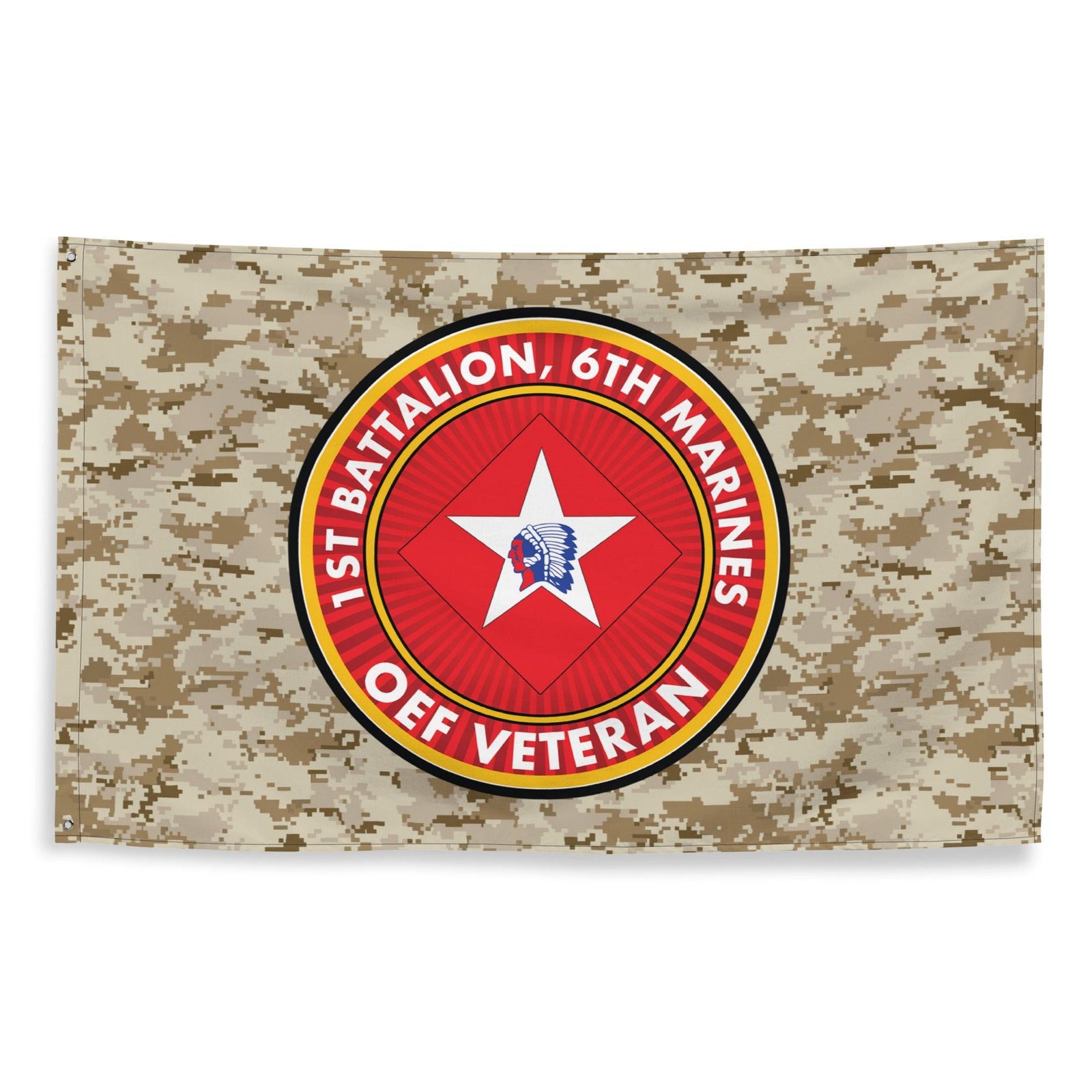 1/6 Marines Operation Enduring Freedom Veteran MARPAT Flag Tactically Acquired   
