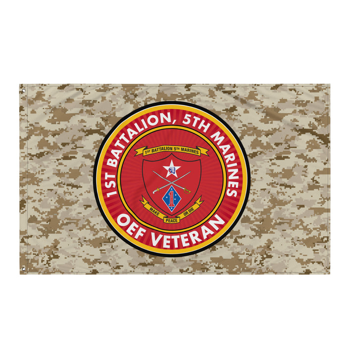 1/5 Marines Operation Enduring Freedom Veteran MARPAT Flag Tactically Acquired Default Title  