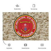 1/5 Marines Operation Enduring Freedom Veteran MARPAT Flag Tactically Acquired   