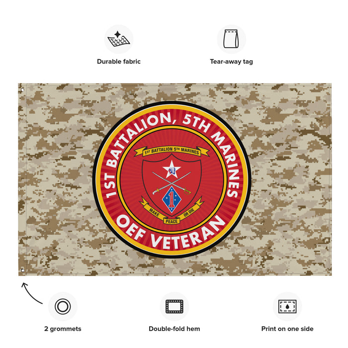 1/5 Marines Operation Enduring Freedom Veteran MARPAT Flag Tactically Acquired   