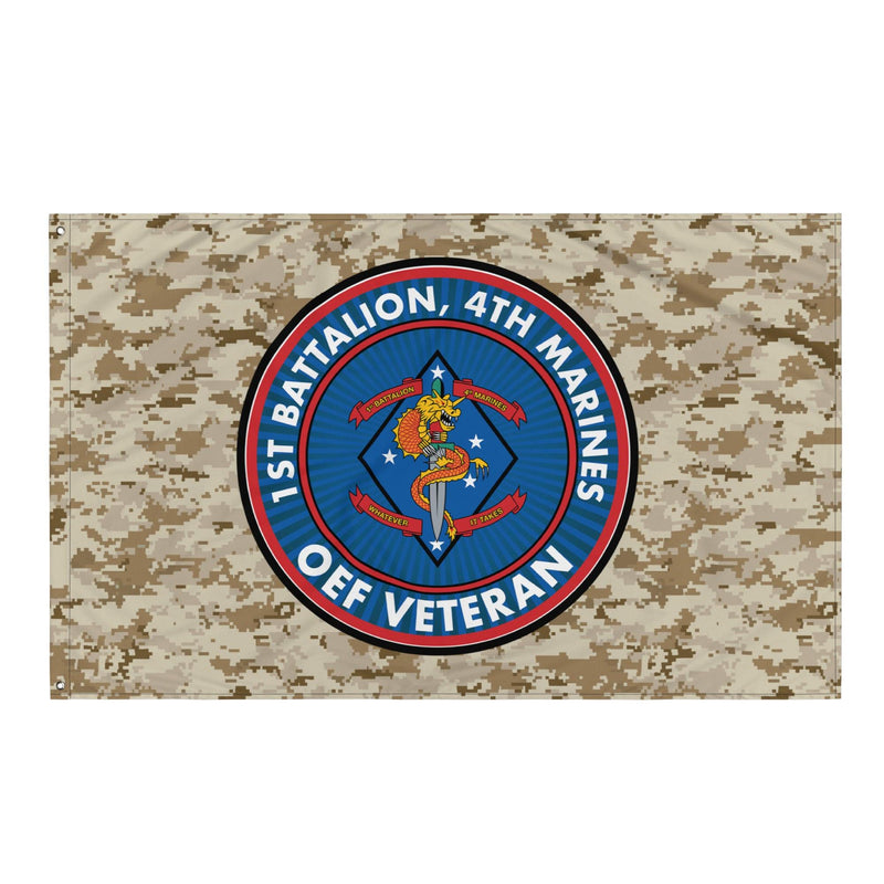 1/4 Marines Operation Enduring Freedom Veteran MARPAT Flag