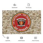 1/3 Marines Operation Enduring Freedom Veteran MARPAT Flag Tactically Acquired   