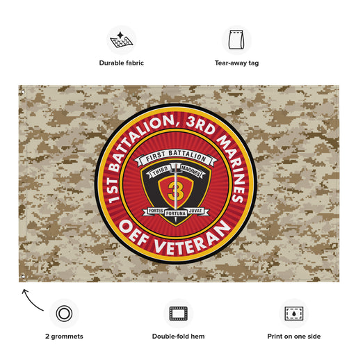 1/3 Marines Operation Enduring Freedom Veteran MARPAT Flag Tactically Acquired   