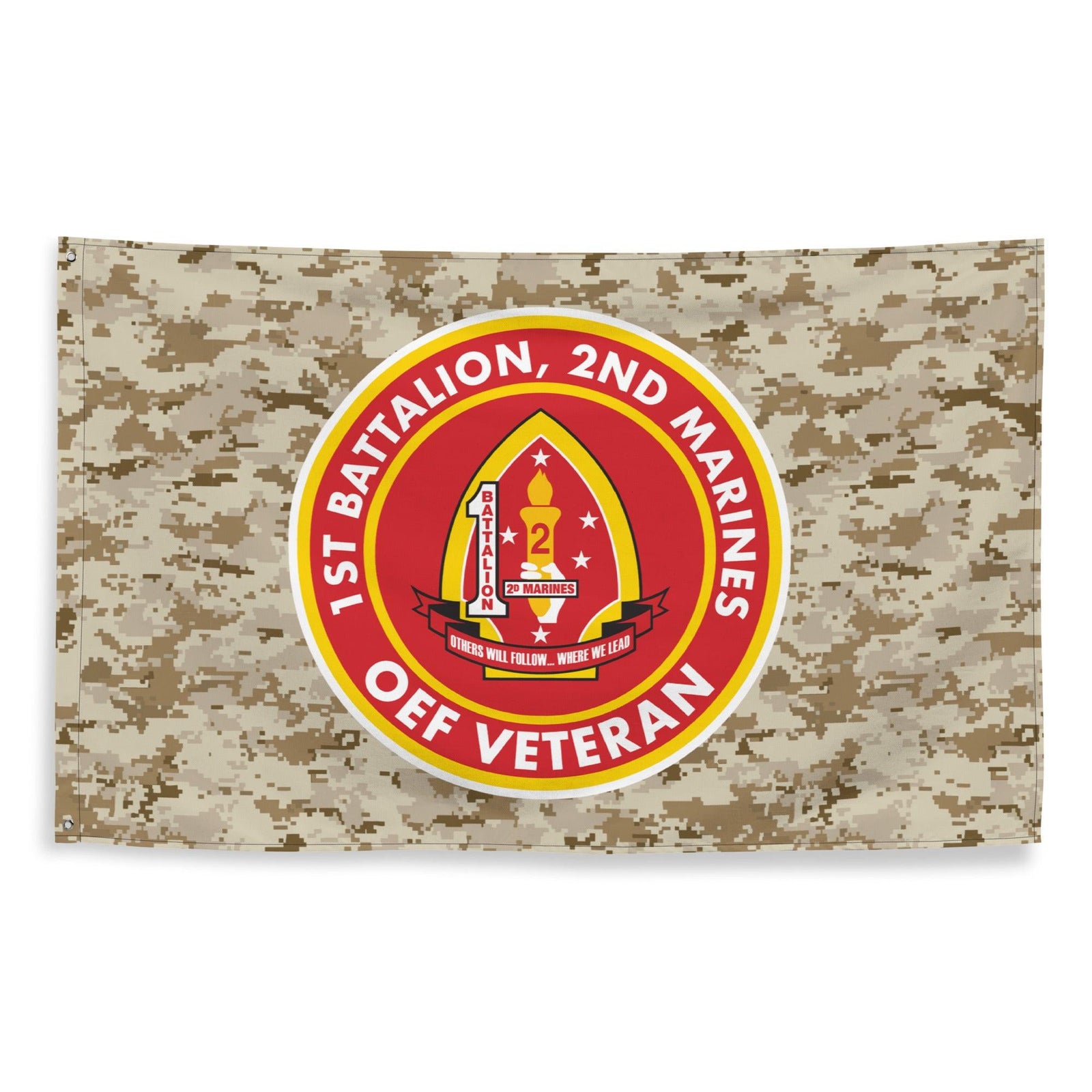 1/2 Marines Operation Enduring Freedom Veteran MARPAT Flag Tactically Acquired   