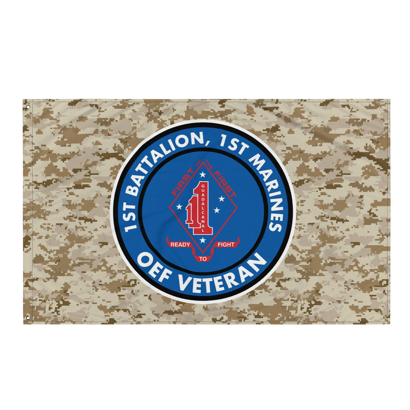 1/1 Marines Operation Enduring Freedom Veteran MARPAT Flag