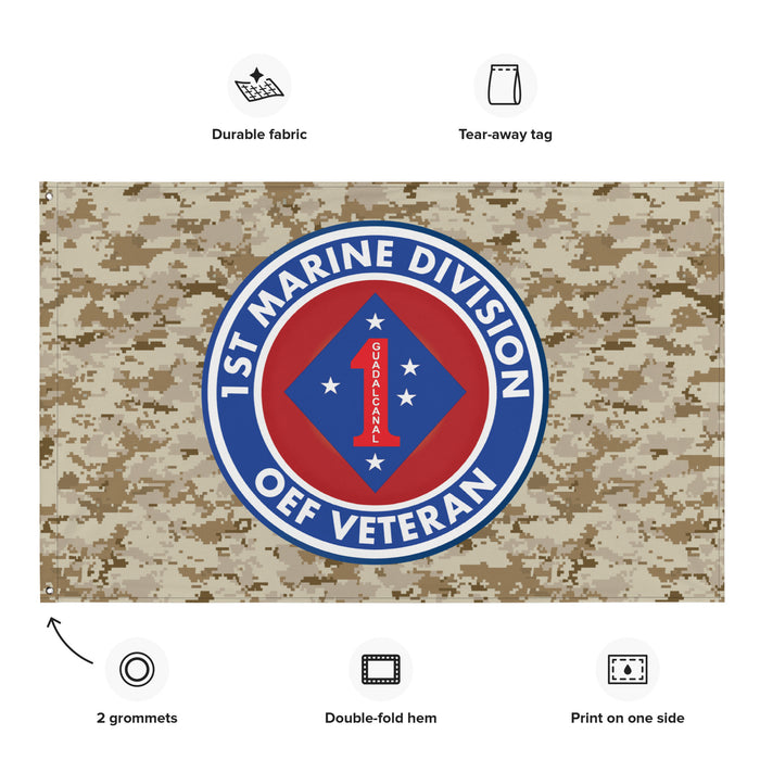 1st Marine Division Operation Enduring Freedom Veteran MARPAT Flag Tactically Acquired   