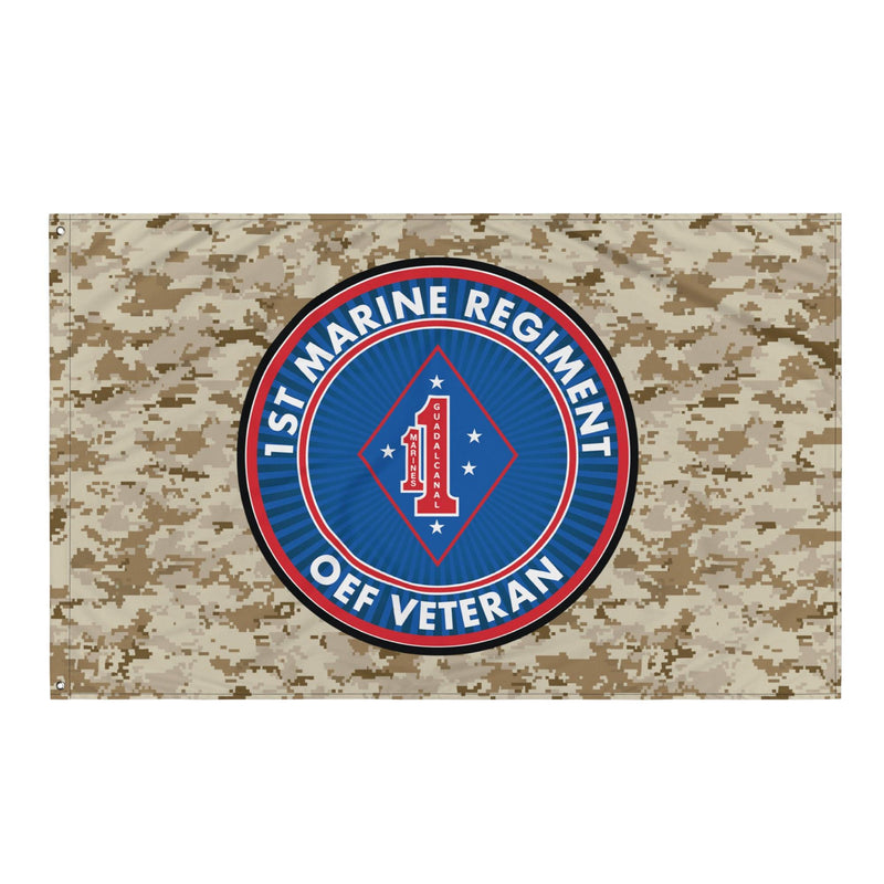 1st Marine Regiment Operation Enduring Freedom Veteran MARPAT Flag