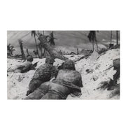 Marines on Tarawa Beachhead USMC WW2 Flag Tactically Acquired Default Title  