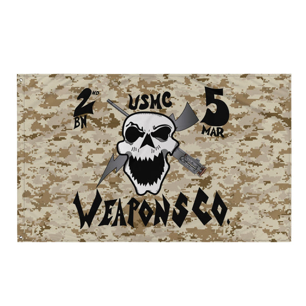 2-5 Marines Weapons 'Whiskey' Company OIF MARPAT Flag