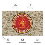 3/8 Marines OIF Veteran Emblem MARPAT Flag Tactically Acquired   