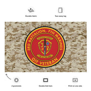 3/7 Marines OIF Veteran Emblem MARPAT Flag Tactically Acquired   
