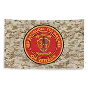 3/7 Marines OIF Veteran Emblem MARPAT Flag Tactically Acquired   