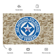 3/6 Marines OIF Veteran Emblem MARPAT Flag Tactically Acquired   