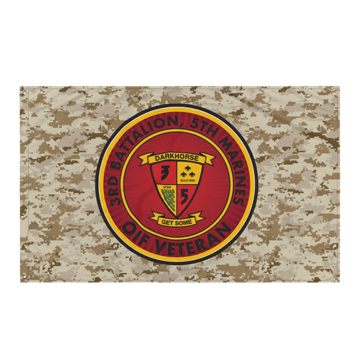 3/5 Marines OIF Veteran Emblem MARPAT Flag Tactically Acquired Default Title  