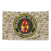 2/8 Marines OIF Veteran Emblem MARPAT Flag Tactically Acquired   