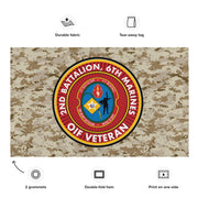 2/6 Marines OIF Veteran Emblem MARPAT Flag Tactically Acquired   