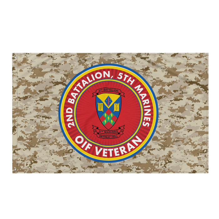 2/5 Marines OIF Veteran Emblem MARPAT Flag Tactically Acquired Default Title  
