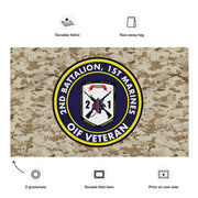 2/1 Marines OIF Veteran Emblem MARPAT Flag Tactically Acquired   