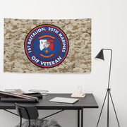 1/25 Marines OIF Veteran Emblem MARPAT Flag Tactically Acquired   