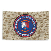 1/25 Marines OIF Veteran Emblem MARPAT Flag Tactically Acquired   