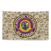 1/9 Marines OIF Veteran Emblem MARPAT Flag Tactically Acquired   