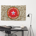 1/6 Marines OIF Veteran Emblem MARPAT Flag Tactically Acquired   