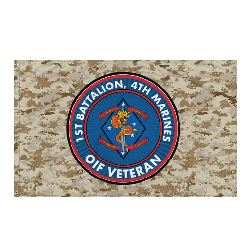 1/4 Marines OIF Veteran Emblem MARPAT Flag Tactically Acquired Default Title  