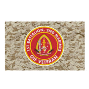 1/2 Marines OIF Veteran Emblem MARPAT Flag Tactically Acquired Default Title  