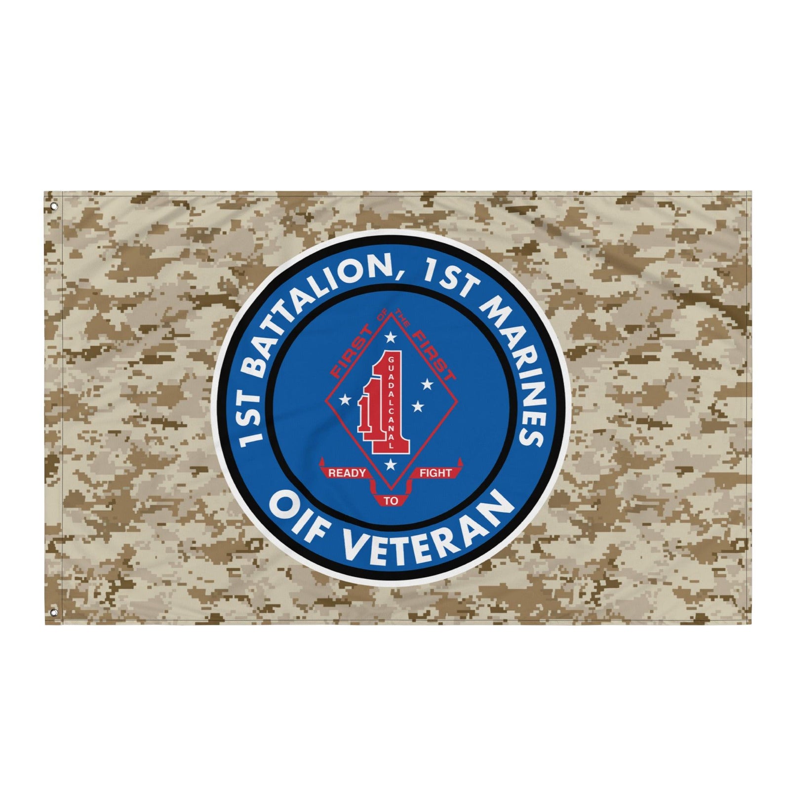 1/1 Marines OIF Veteran Emblem MARPAT Flag Tactically Acquired Default Title  