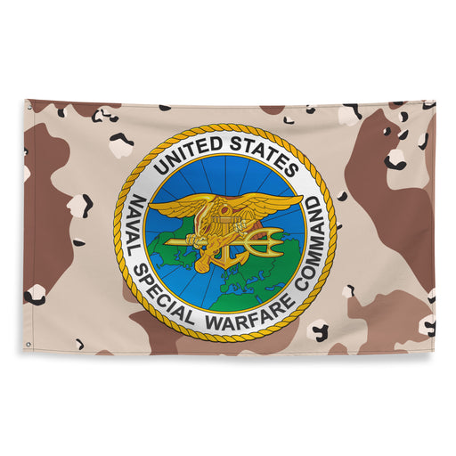 Naval Special Warfare Command (NSW) Chocolate-Chip Camo Flag Tactically Acquired Default Title  