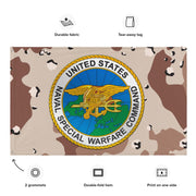 Naval Special Warfare Command (NSW) Chocolate-Chip Camo Flag Tactically Acquired   