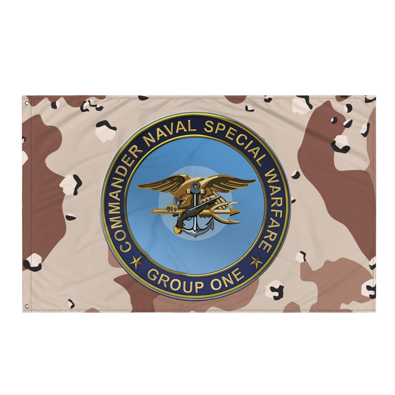 Naval Special Warfare Group 1 (NSWG-1) Chocolate-Chip Camo Flag