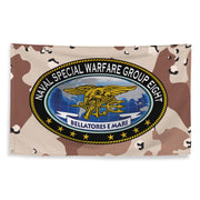 Naval Special Warfare Group 8 (NSWG-8) Chocolate-Chip Camo Flag Tactically Acquired   